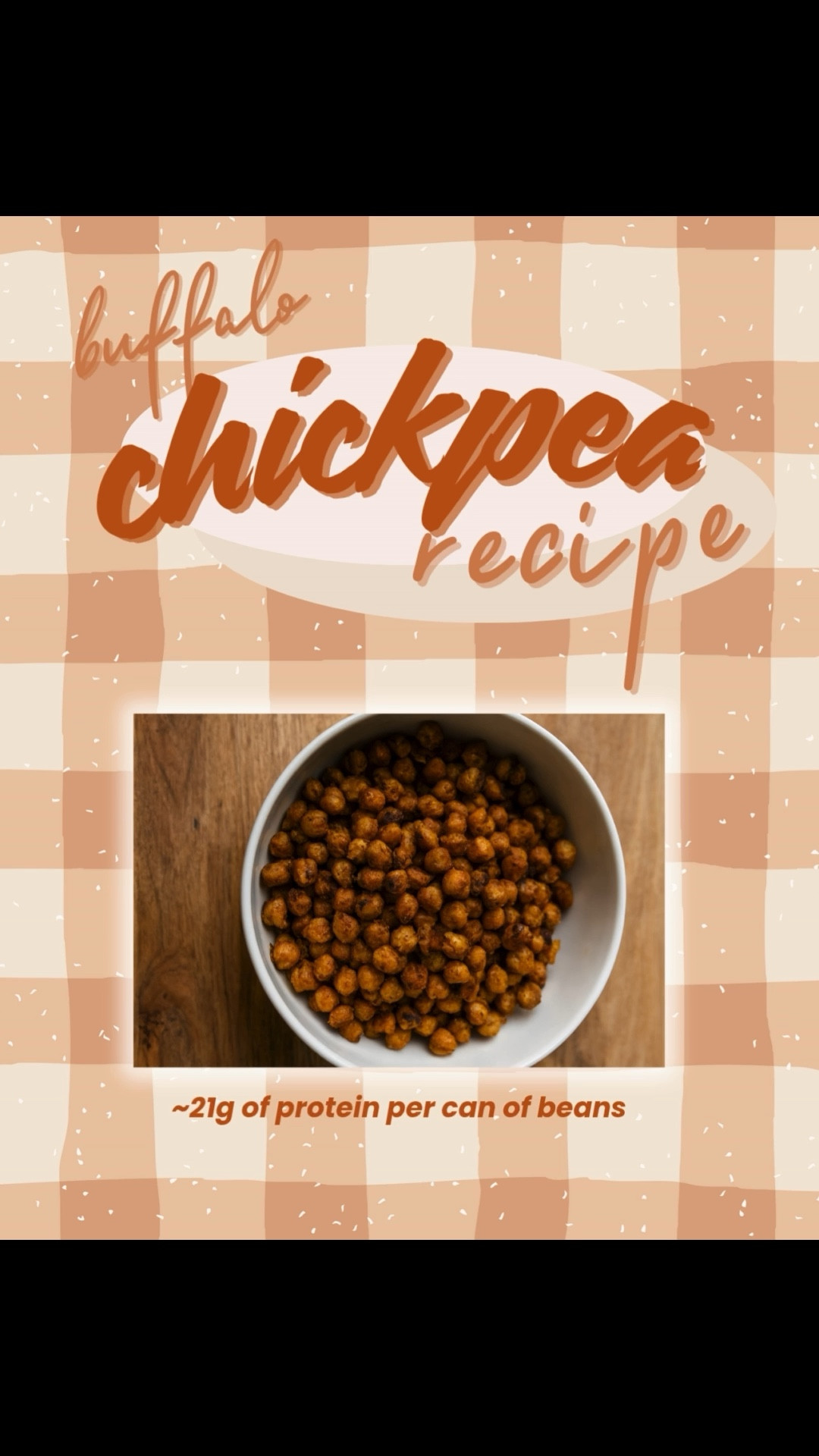 My buffalo garbanzo beans turned out great! Sharing the recipe I used. This is such an easy delicious snack + a great addition to a salad with ~21g of protein per can. I made a 3 can batch. Try it and let me know what you think! Make sure to dry the beans really well (I used a paper towel) as this is the key to getting them crunchy! 

Including all of the ingredients here from Target so you can easily fill your cart! 🛒 

#LTKmomlife #LTKfitnessgoals #LTKfoodie