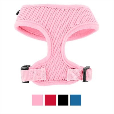 Frisco Small & Medium Breed Soft Mesh Back Clip Dog Harness, Pink, 9 to 12-in chest | Chewy.com