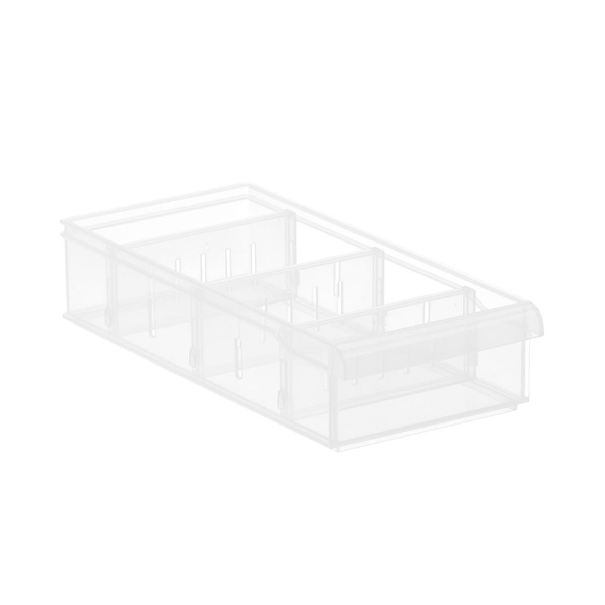 Small Stacking Plastic Bin Clear | The Container Store