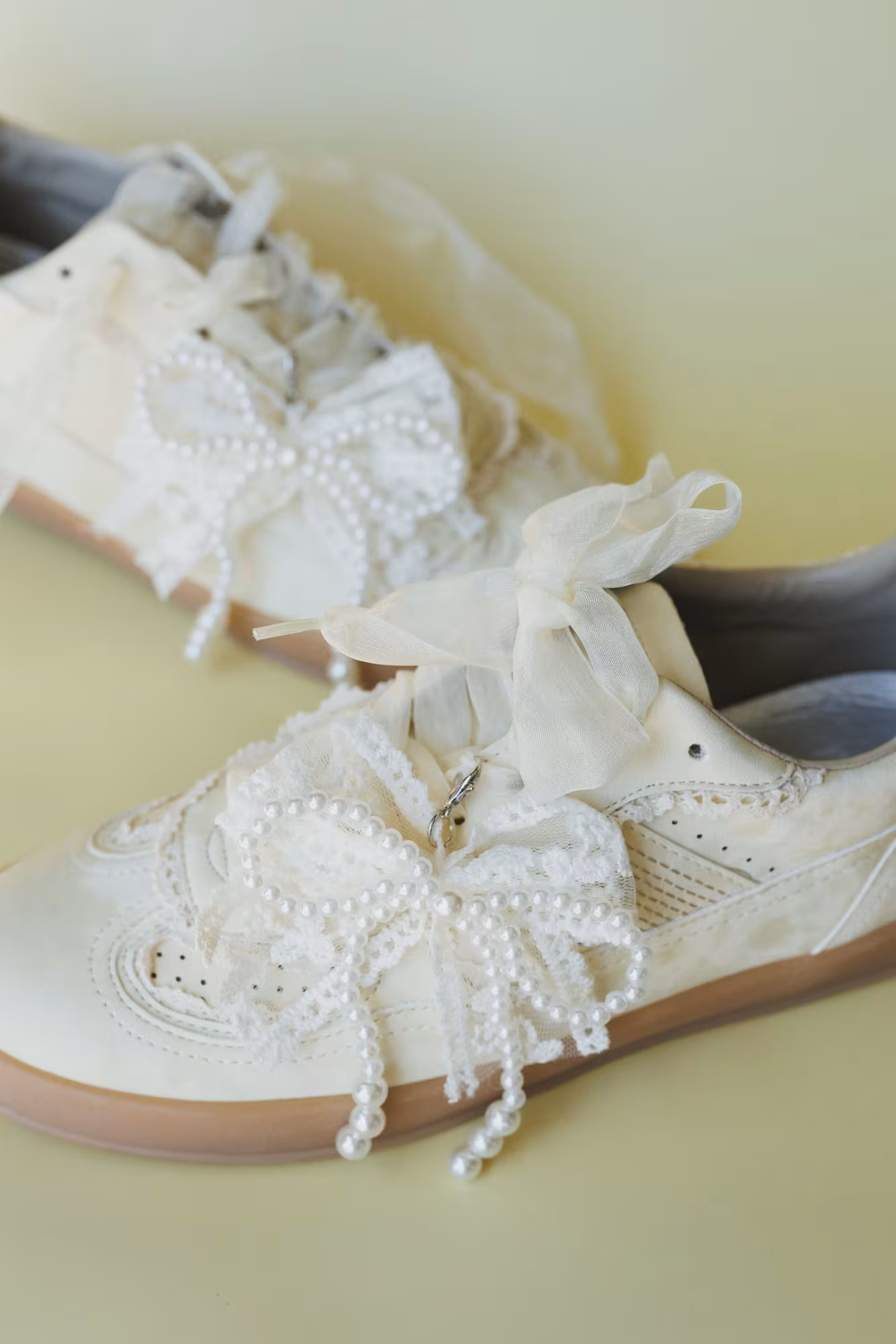 Make It Yours Bow Embroidered Sneakers — Three Bird Nest | Three Bird Nest