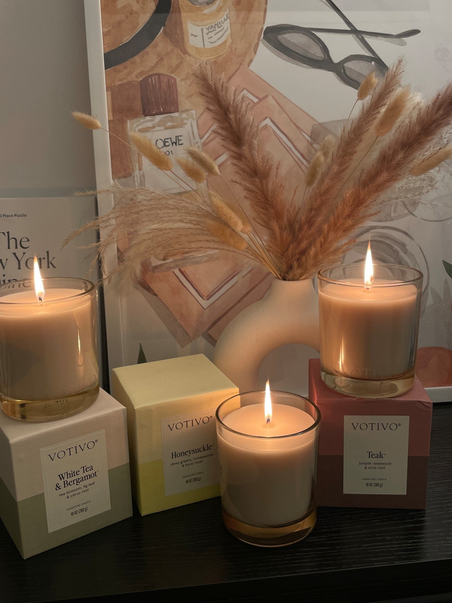 #ad Elevate your space with the Votivo Signature Collection ✨ #VOTIVO Signature Candles offer a range of unique fragrances, from the warm & woody Teak to the refreshing White Tea & Bergamot and the sweet Honeysuckle. Find your signature scent and transform your space and check them out!  #LTK #LTKHome #LTKU