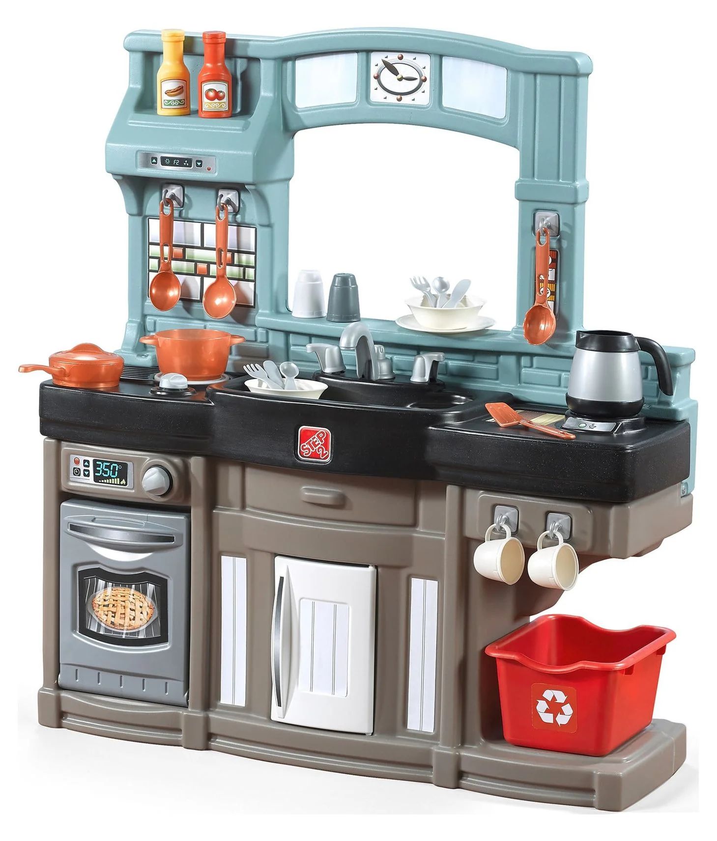 Step2 Best Chef's Plastic Toddler Toy Kitchen Playset includes 25 Piece Kitchen Play set | Walmart (US)