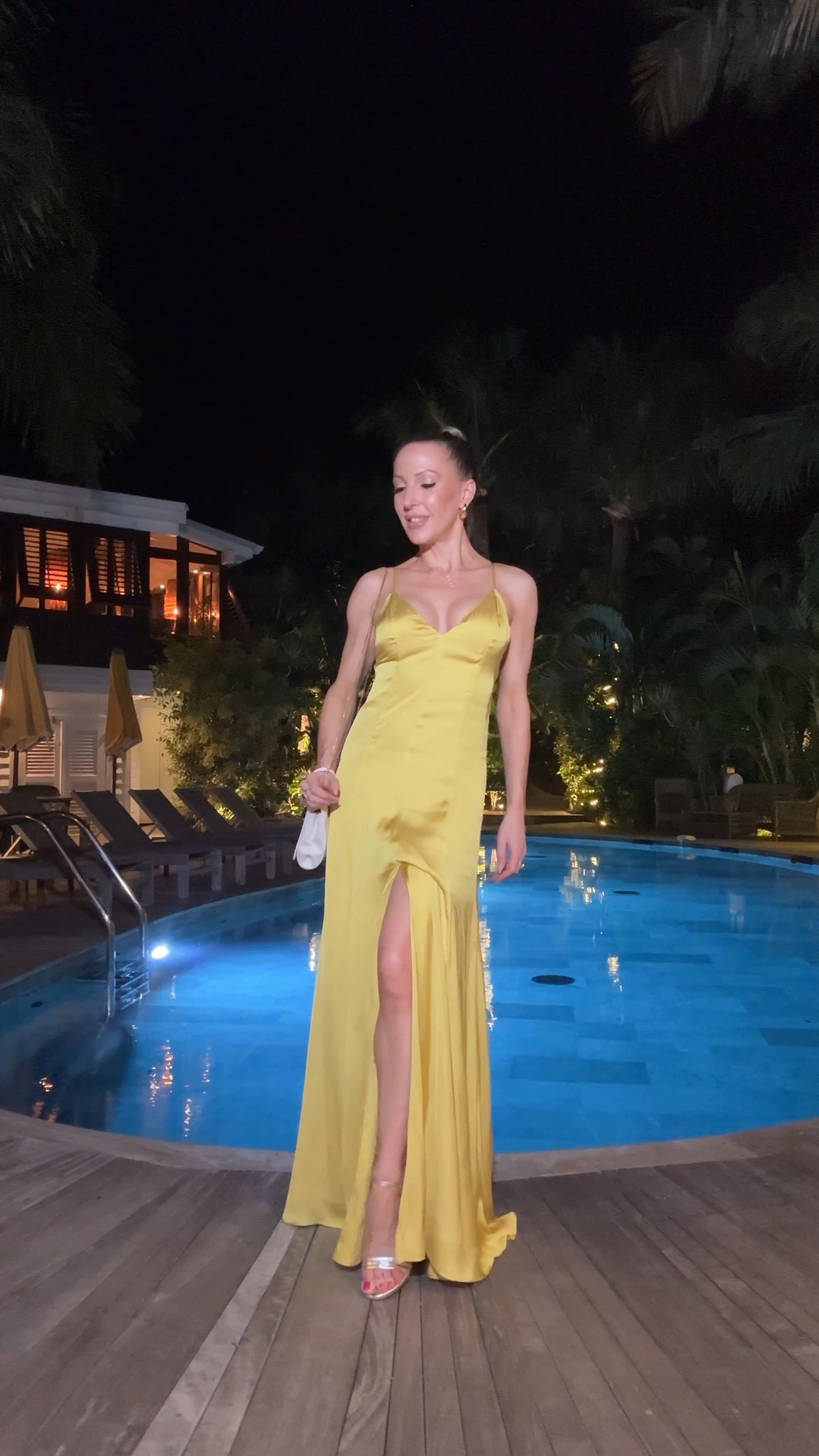 #gifted If you think you don’t suit yellow, you probably just haven’t found the right shade. Admittedly this did need a lot of self tanner to look good with my coloring but it made me rethink not wearing yellow 💛 Do you wear yellow? If so, what’s your favorite shade? 

This yellow / chartreuse satin gown feels & moves like a dream & even has adjustable straps. I wore it for a going out dress vacation dress. 

It also works as a Summer wedding guest dress, black tie dress, formal wedding guest dress, black tie wedding guest dress, summer dress, or just a pretty summer yellow maxi dress. 

Dress @revolve @loversfriendsla

📍 @gypsea_stbarth

#yellow #whatcolorshouldiwear #loversandfriends #revolveme #stylisttips #stbarts #stbarths

#LTKVideo #LTKParties #LTKWedding