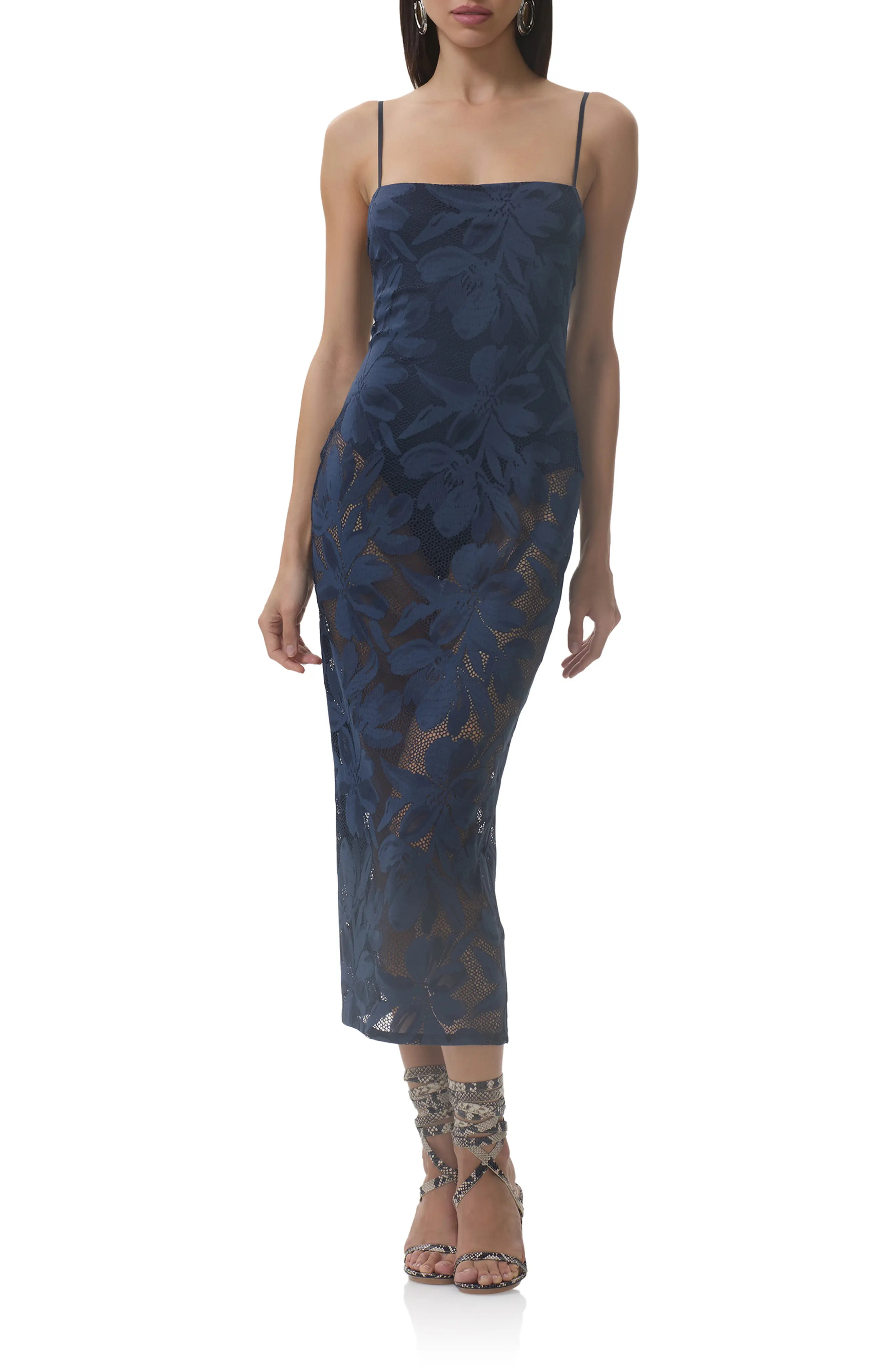 AFRM Marsaille Lace Midi Sundress (Women) | Nordstromrack | Nordstrom Rack