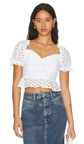 Cindy Top in White | Revolve Clothing (Global)