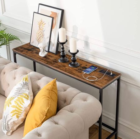 Console Table with Power Outlets and USB Ports

#LTKhome #LTKunder100 #LTKstyletip