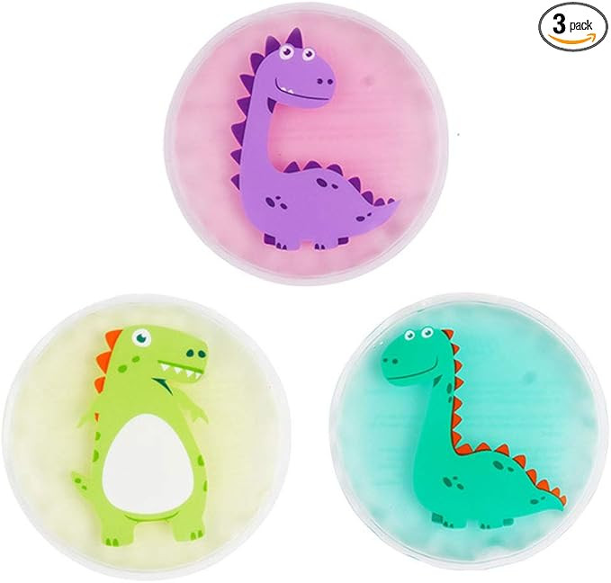Hilph Kids Ice Packs for Boo Boos, Toddler Dinosaur Ice Pack Reusable Childrens Boo Boo Buddy Hot... | Amazon (US)