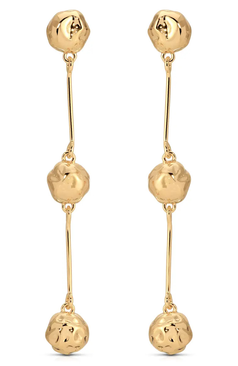 Molten Spheres Linear Drop Earrings | Nordstrom