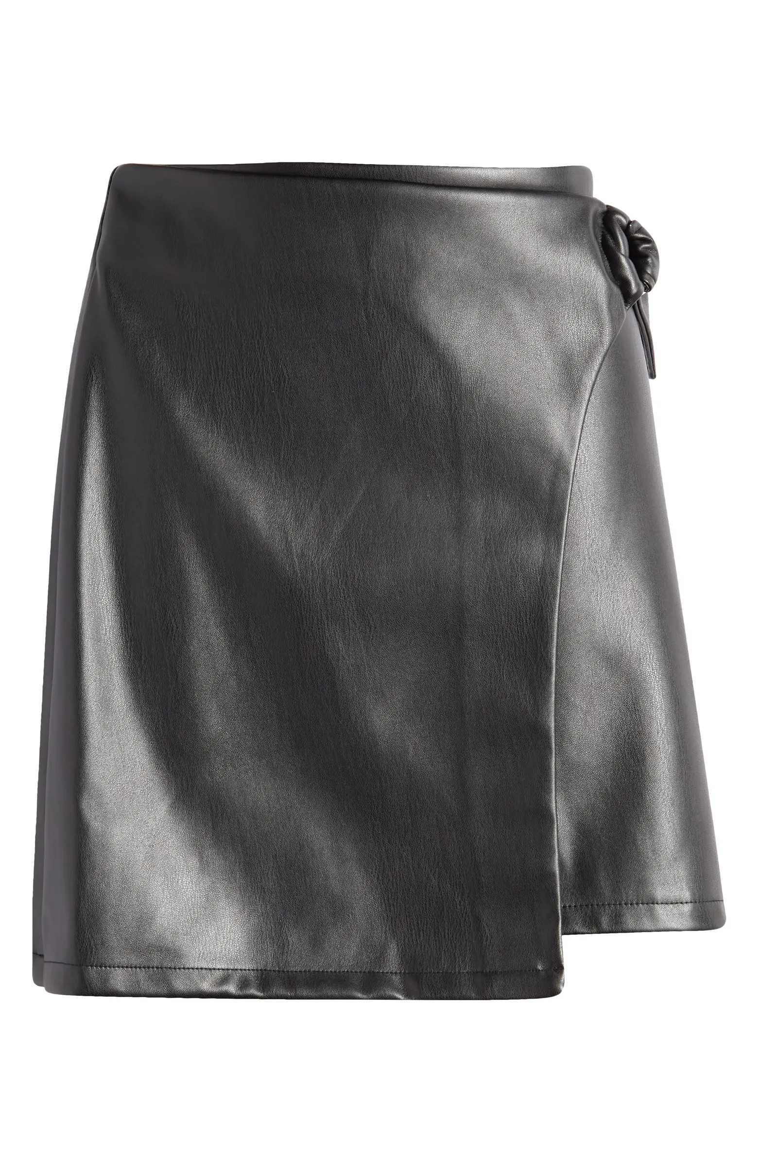 High Waist Faux Leather Miniskirt | Nordstrom