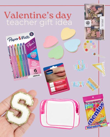 All the goodies ♥️✏️🫶🏼 #teachergifts #valentinesday 

#LTKkids #LTKGiftGuide #LTKSeasonal