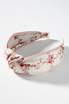 Everly Piped Rose Knot Headband | Anthropologie (US)