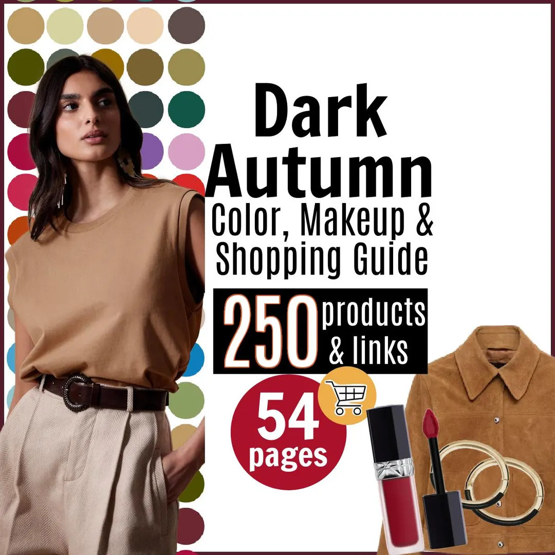 DARK AUTUMN COLOR Palette, Style & Shopping Guide by Personal Stylist Comprehensive Guide | Dark ... | Etsy (US)