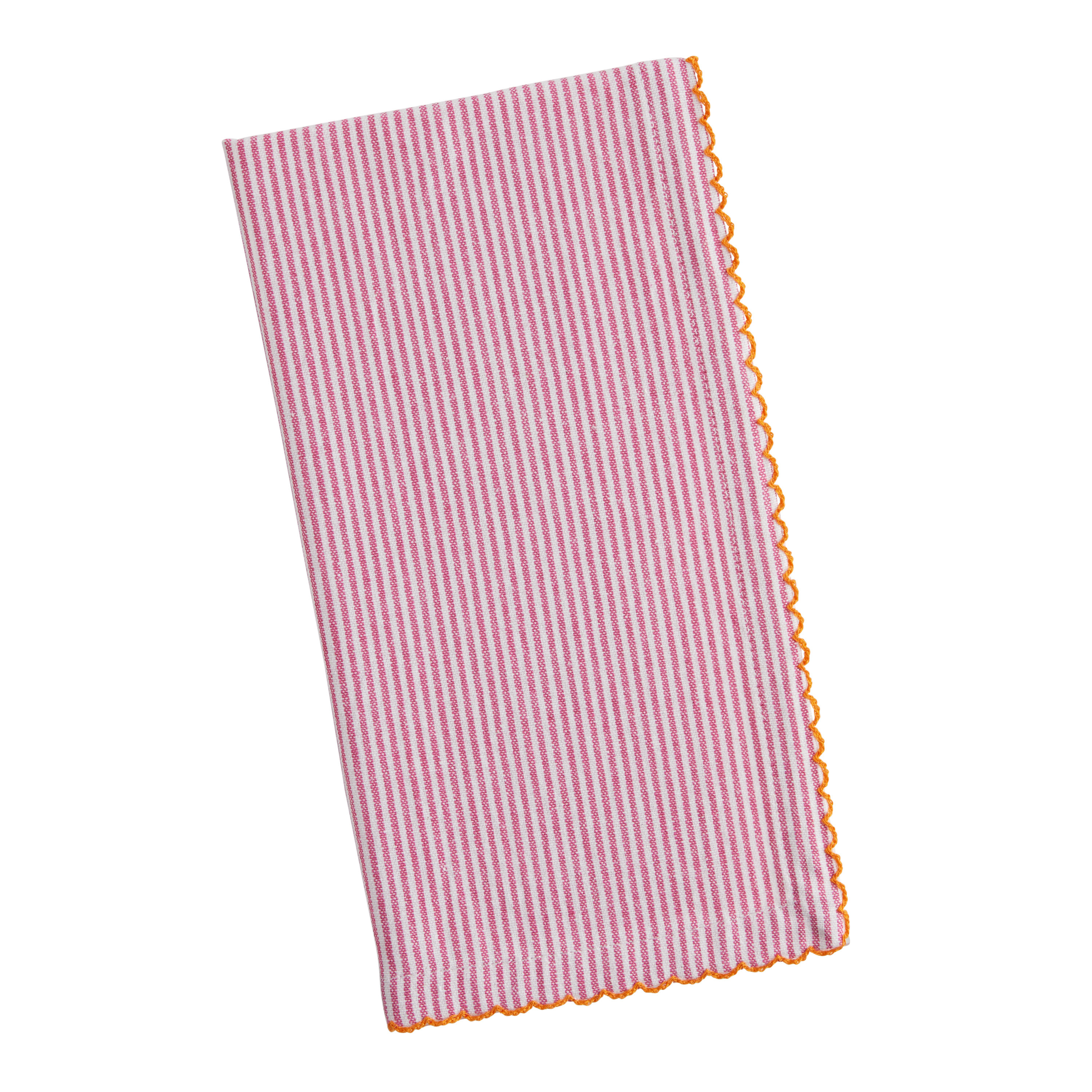 Cotton Picot Edge Napkin Set of 2 - World Market | World Market