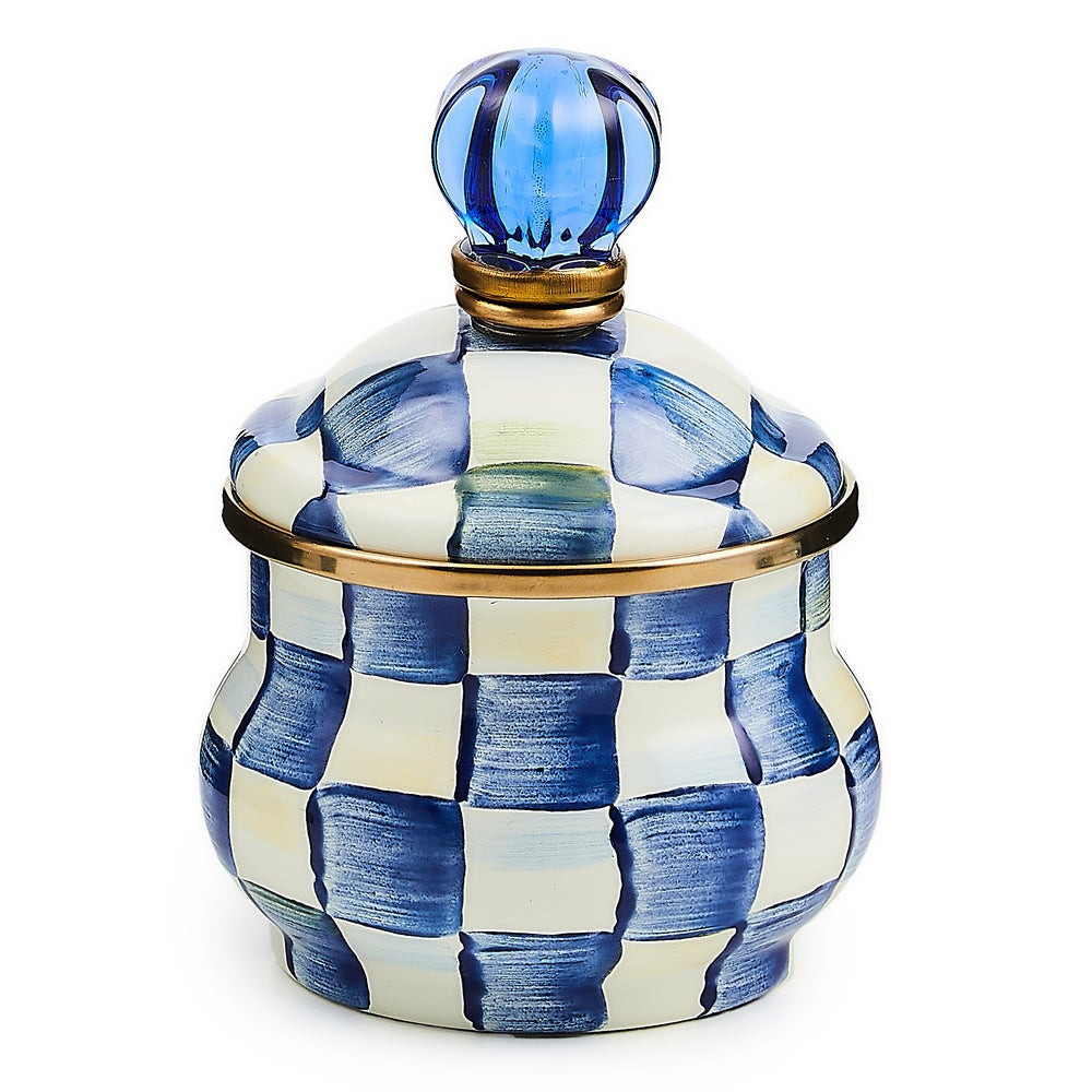 Royal Check Lidded Sugar Bowl | MacKenzie-Childs