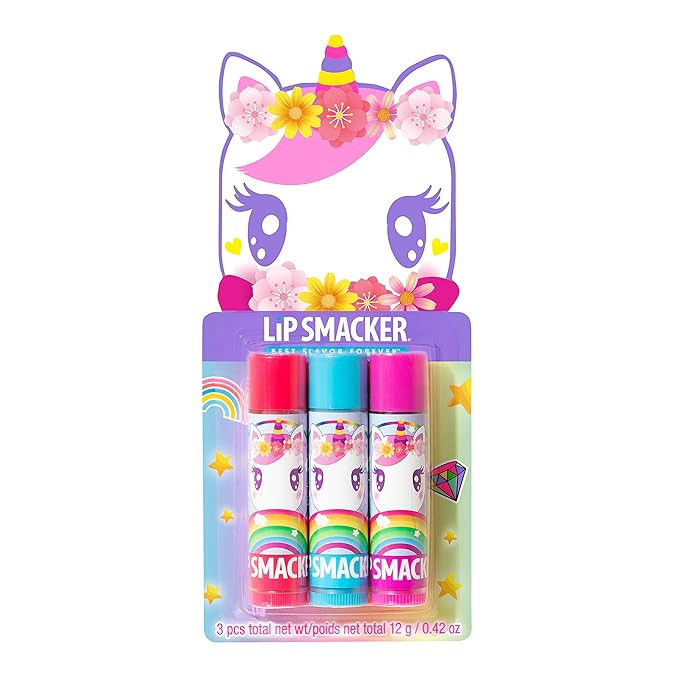 Lip Smacker Easter Lip Balm Trio Card - Unicorn | Easter Basket Stuffers for Children | Amazon (US)