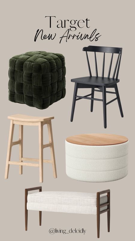 New arrivals at Target✨

Ottoman | Coffee Table | Dining Chair | Counter Stool | Bench | Accent Chair

#LTKHome