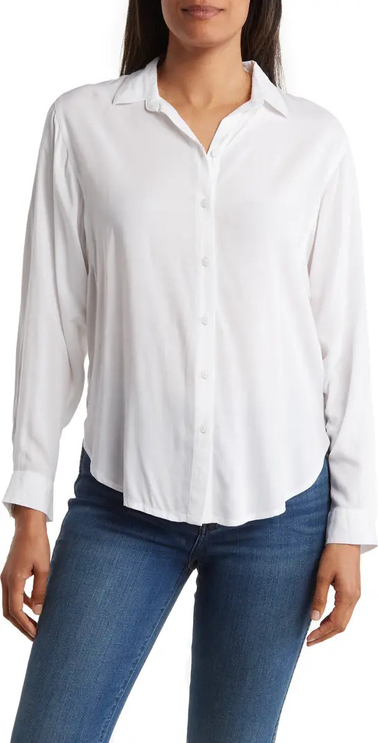 Marlena Oversize Button-Up Shirt | Nordstrom Rack