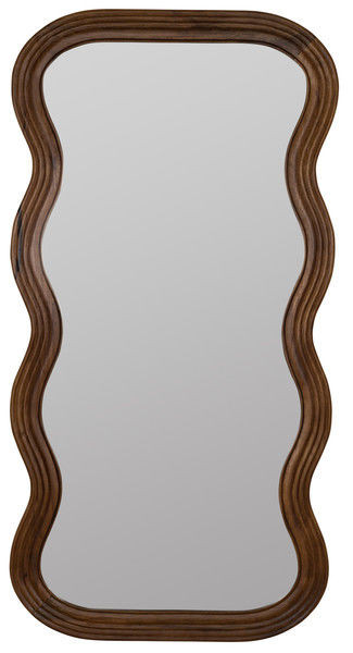 Fiona Walnut Wood Floor Mirror | Scout & Nimble