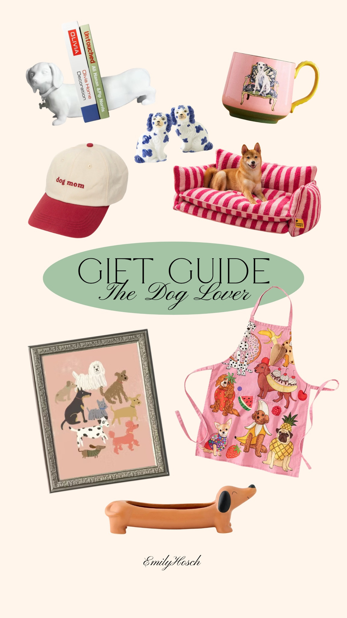 Dog Mom Gifts

The perfect gift guide for unique, fun pieces for your fellow dog lovers! 🐶💗 DM for the hat details! Follow for more gift guides!

Dog mom gift  dog gifts  apron  dog art  dog mom  gift guide  Christmas gifts  dog bed  funky decor  salt shakers  trucker hat  trending items  gifts for her  gifts for him  fun gift ideas  emilyhosch

#LTKHome #LTKGiftGuide #LTKHoliday