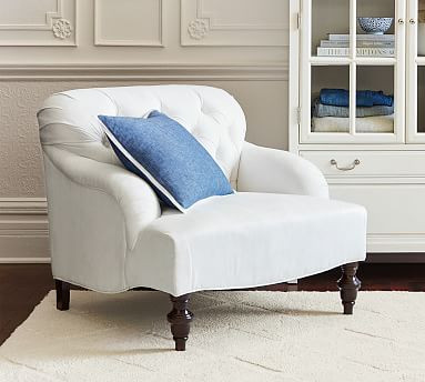 Clara Upholstered Armchair | Pottery Barn (US)
