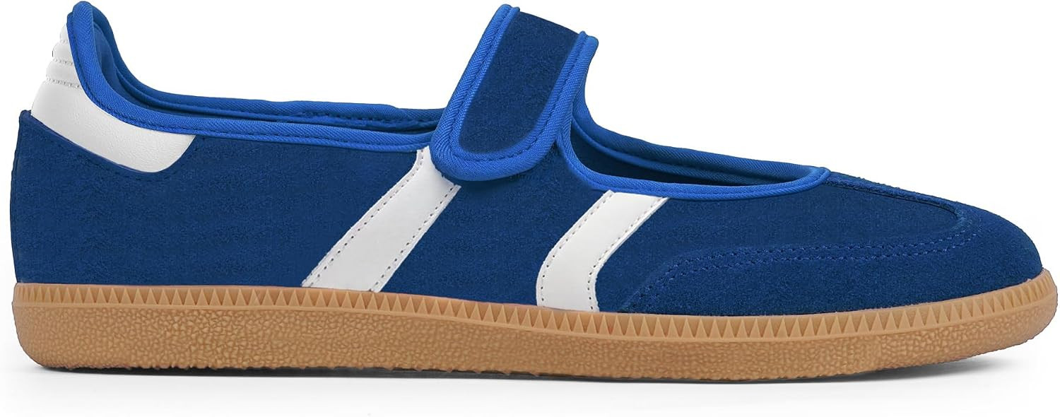 Mary Jane Sneakers for Women Slip on Ballet Flats Walking Retro Sneakers | Amazon (US)