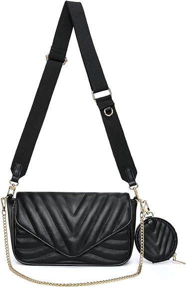 Small Quilted Crossbody Bags for Women Stylish Designer Purses and Handbags with Coin Purse inclu... | Amazon (US)