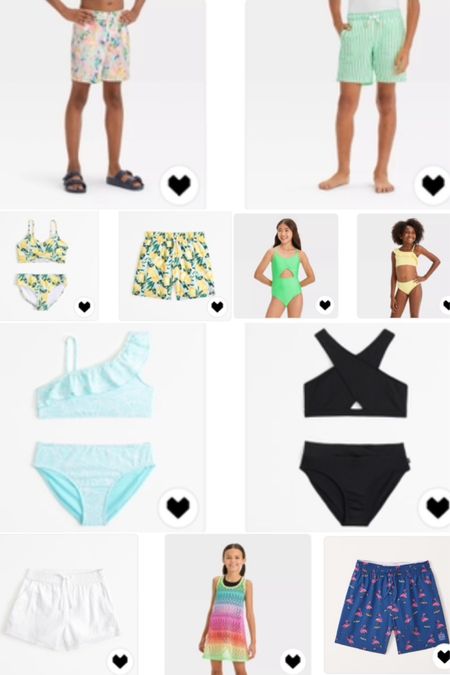 New swimsuits for the kids! 