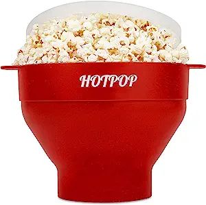 The Original Hotpop Microwave Popcorn Popper, Silicone Popcorn Maker, Collapsible Bowl BPA-Free a... | Amazon (US)