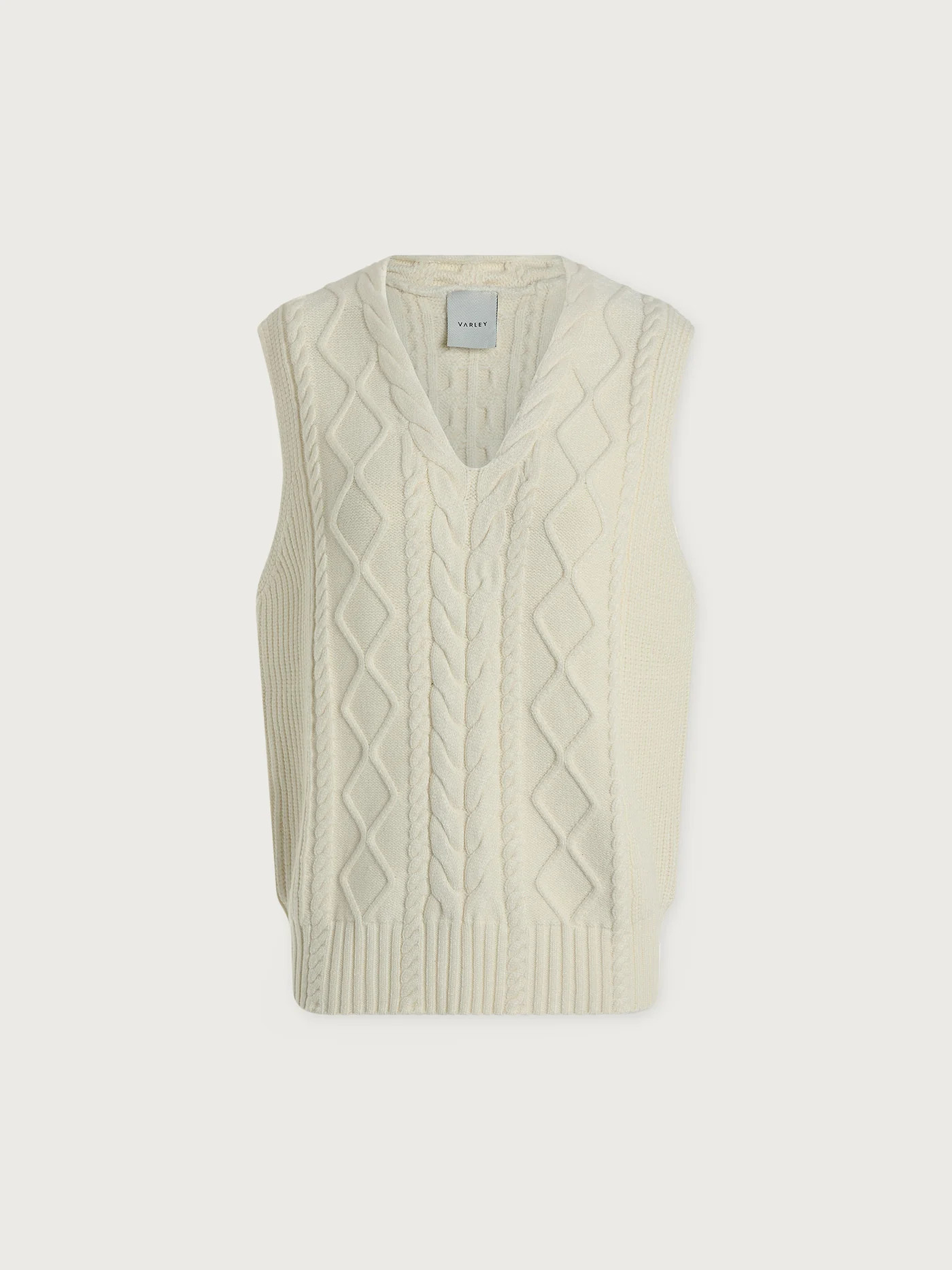 Kay Cable Knit Vest | Varley UK