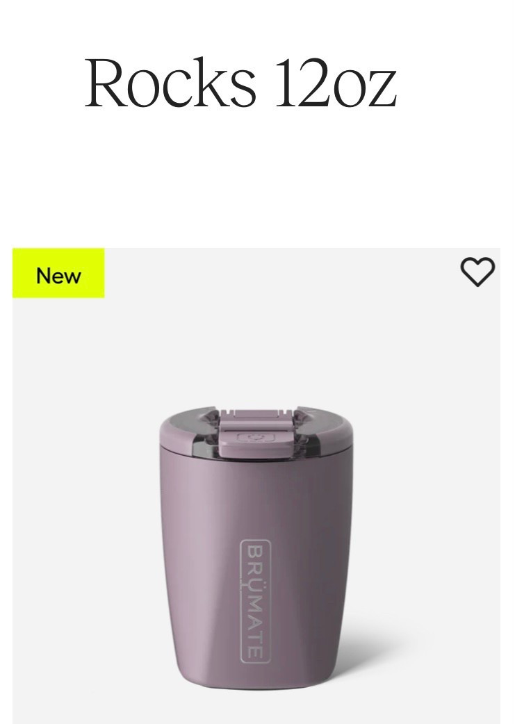 Rock 12oz. New colors from
Brumate! 

#LTKFamily #LTKSeasonal #LTKSpringSale