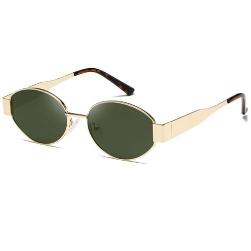 kimorn Retro Oval Sunglasses for Women Men Trendy Sun Glasses Classic Shades UV400 Protection K16... | Amazon (US)