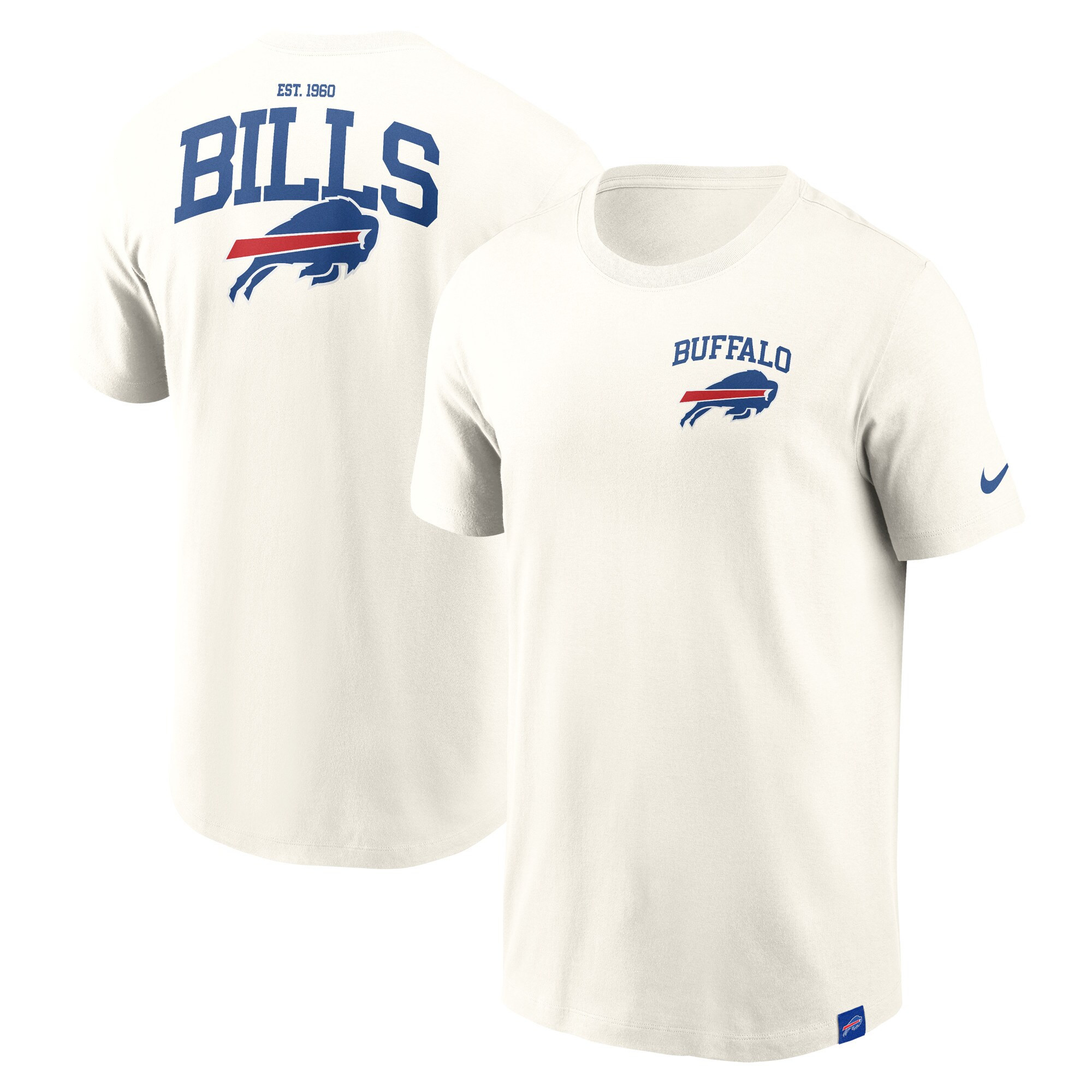 Men's Buffalo Bills Nike Cream Blitz Essential T-Shirt | NFL Shop