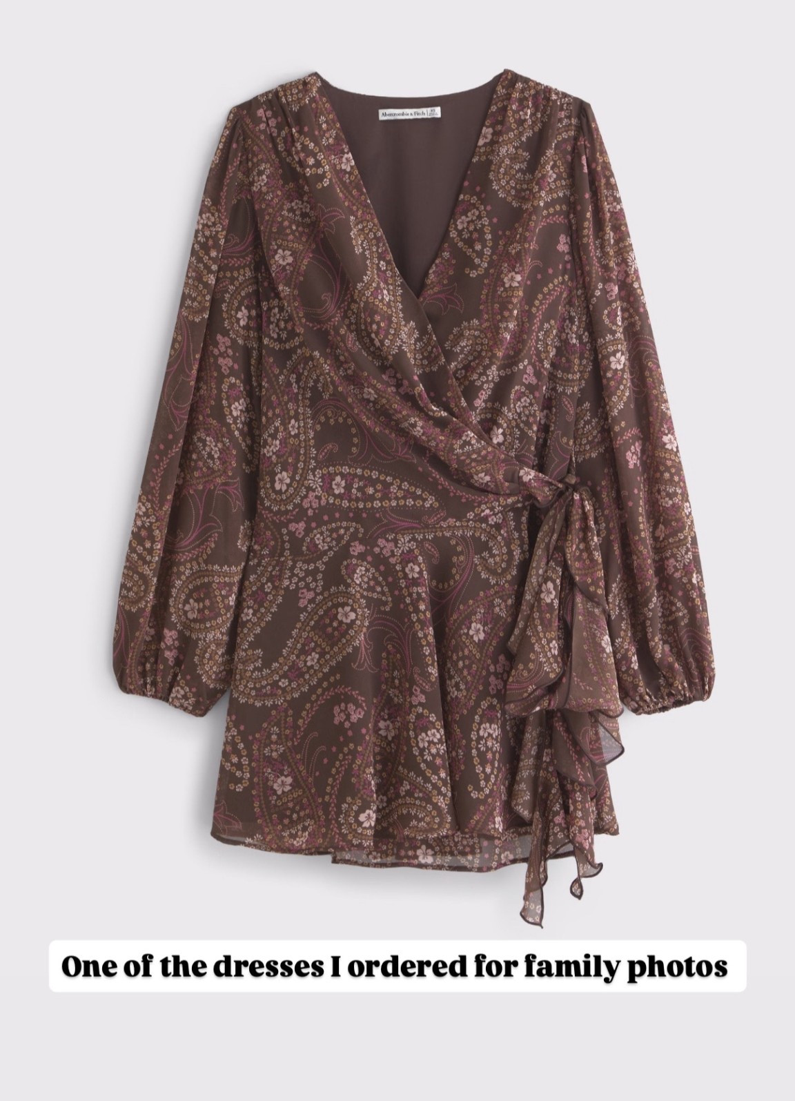 One of the dresses I ordered for family photos! Ordered XXS regular in this and XS in free people maxi. Fall dresses. Fall style. Fall outfits. 

#LTKSeasonal #LTKFallSale #LTKPetite