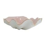 Clam Shell Bowl with 22K Gold Accent | Lo Home by Lauren Haskell Designs