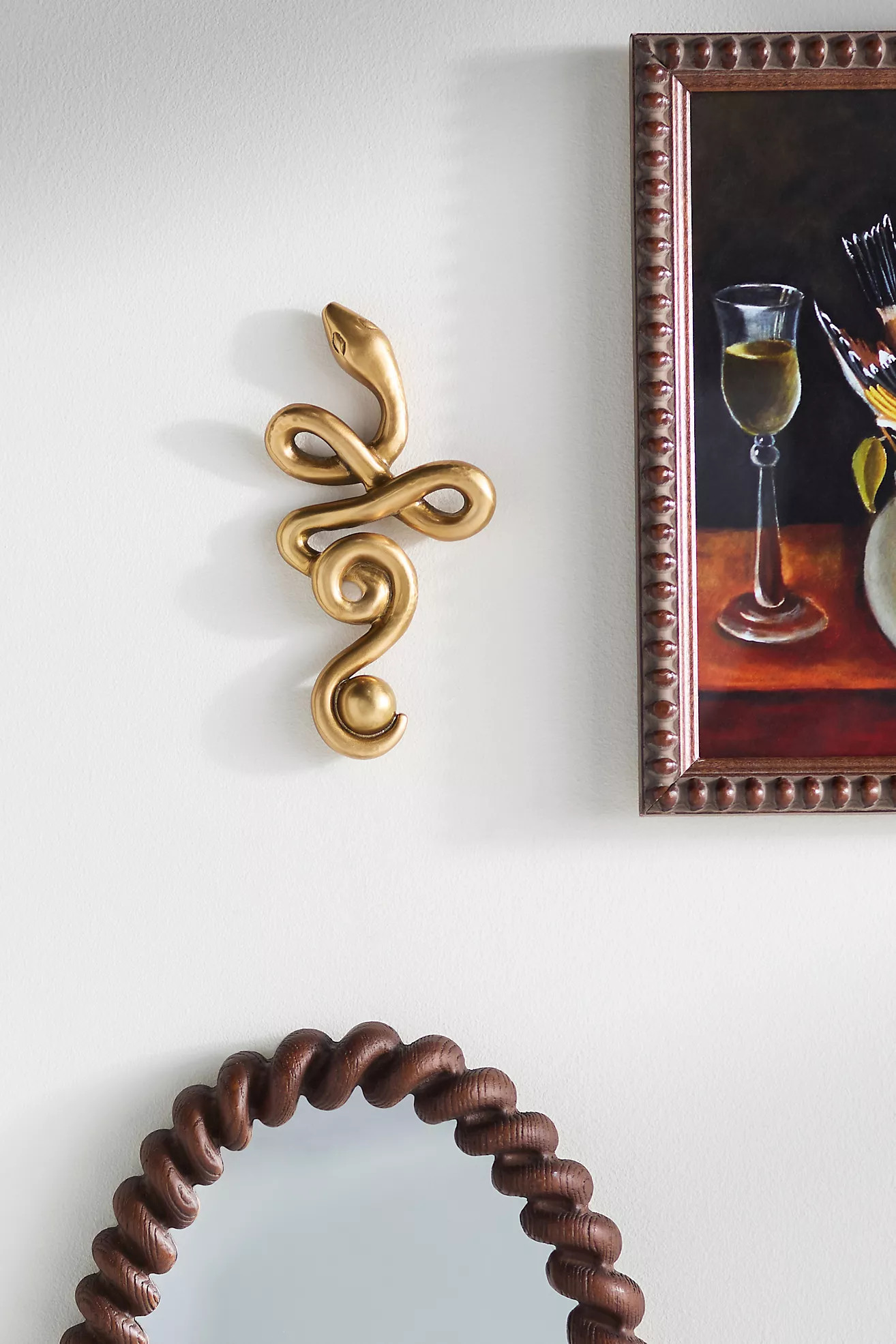 Serpentine Snake Metal Gallery Wall Charm | Anthropologie (US)
