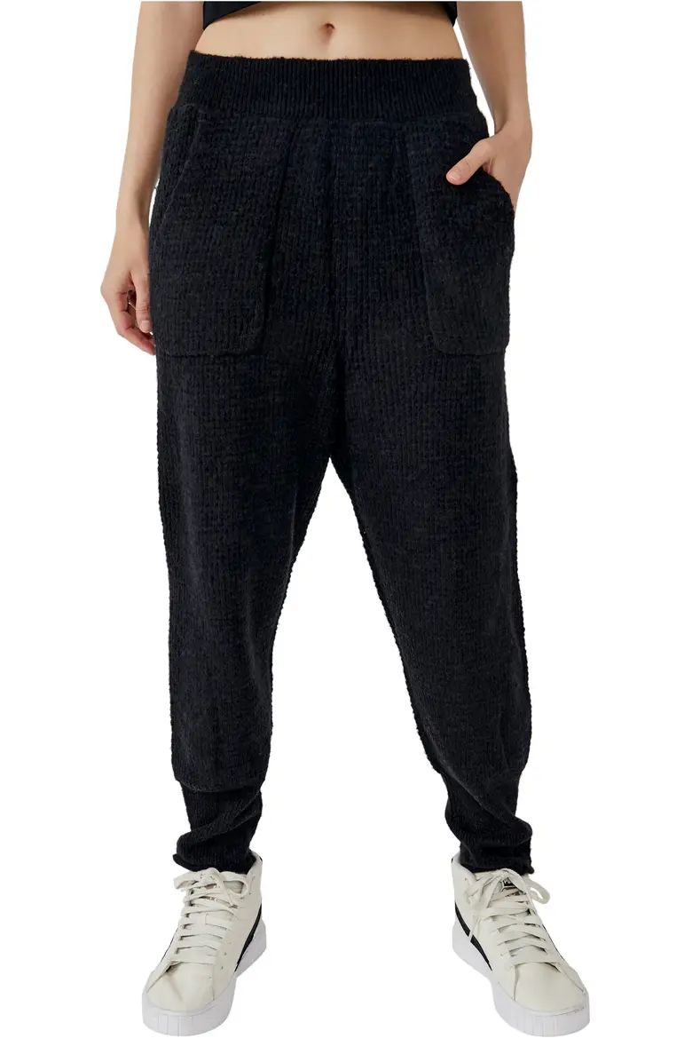 Call it a night and head for the adorable comfort of these slouchy joggers cut from a cozy waffle... | Nordstrom