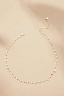 Mixed Bead Dainty Necklace | Anthropologie (US)