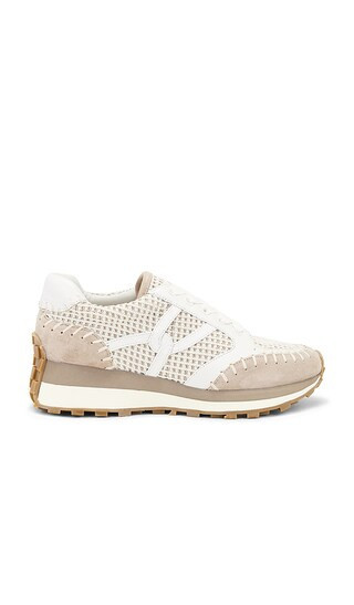 Veronica Beard Valentina Mesh Sneaker in Tan. - size 7.5 | Revolve Clothing (Global)