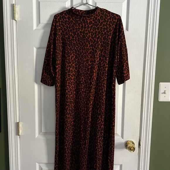 Dressed in LALA Leopard Print Dress - Brown and Black | Poshmark