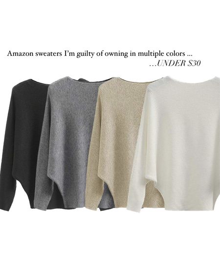 Amazon sweater find, one size fits most #StylinbyAylin 

#LTKstyletip #LTKSeasonal #LTKunder50