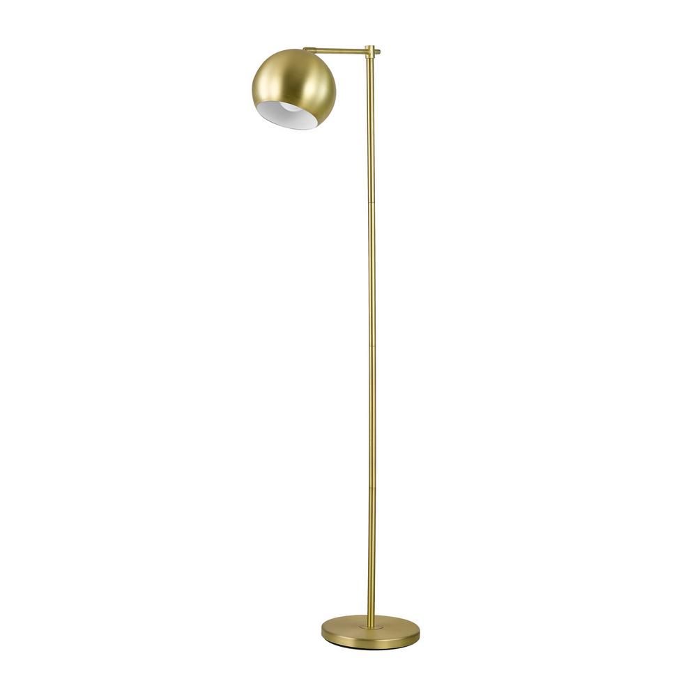Globe Electric Molly 60 in. Gold Floor Lamp | The Home Depot