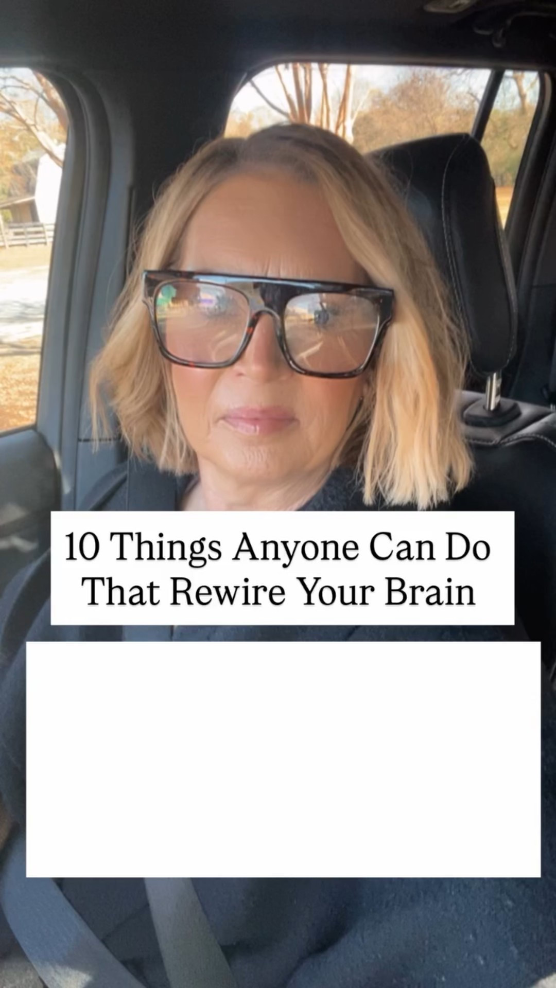 🙏 Practice 60 seconds of gratitude (name 3 specific things)
🌞 Get morning sunlight for 5–10 minutes
💧 Drink a glass of water first thing
🚶‍♀️ Take a short walk outside (bonus: in nature)
📖 Pray or meditate daily (even 3 minutes counts)
📵 Swap doom-scrolling for uplifting truth or Scripture
💛 Do one small act of kindness
🧠 Learn something tiny and new
😮‍💨 Take a deep breath before reacting
🎉 Celebrate one small win each day
 10 Things Anyone Can Do That Rewire Your Brain