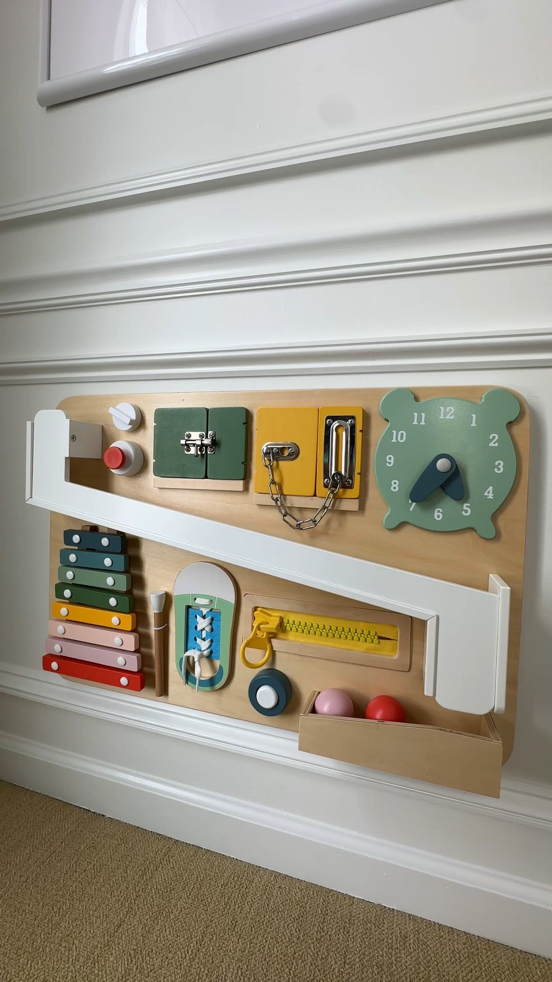 Our youngest loves this busy board!  There are so many great interactive ways to use it!  It’s wooden, so the quality is excellent.  I also like how you can mount it to the wall for easier play. This would be a great Christmas gift for any baby or toddler on your list this year. 

Baby girl gift, baby boy gift, toddler girl gift, toddler boy girl, kids gift idea, for the kids, busy board, pottery barn toy, wooden toys for baby, gift idea for kids, screen-free gift idea for kids, kids activity cube

#LTKBaby #LTKKids #LTKSaleAlert