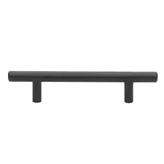 GlideRite 3-3/4 in. Matte Black Solid Cabinet Handle Drawer Bar Pulls (10-Pack) 5001-96-MB-10 - T... | The Home Depot
