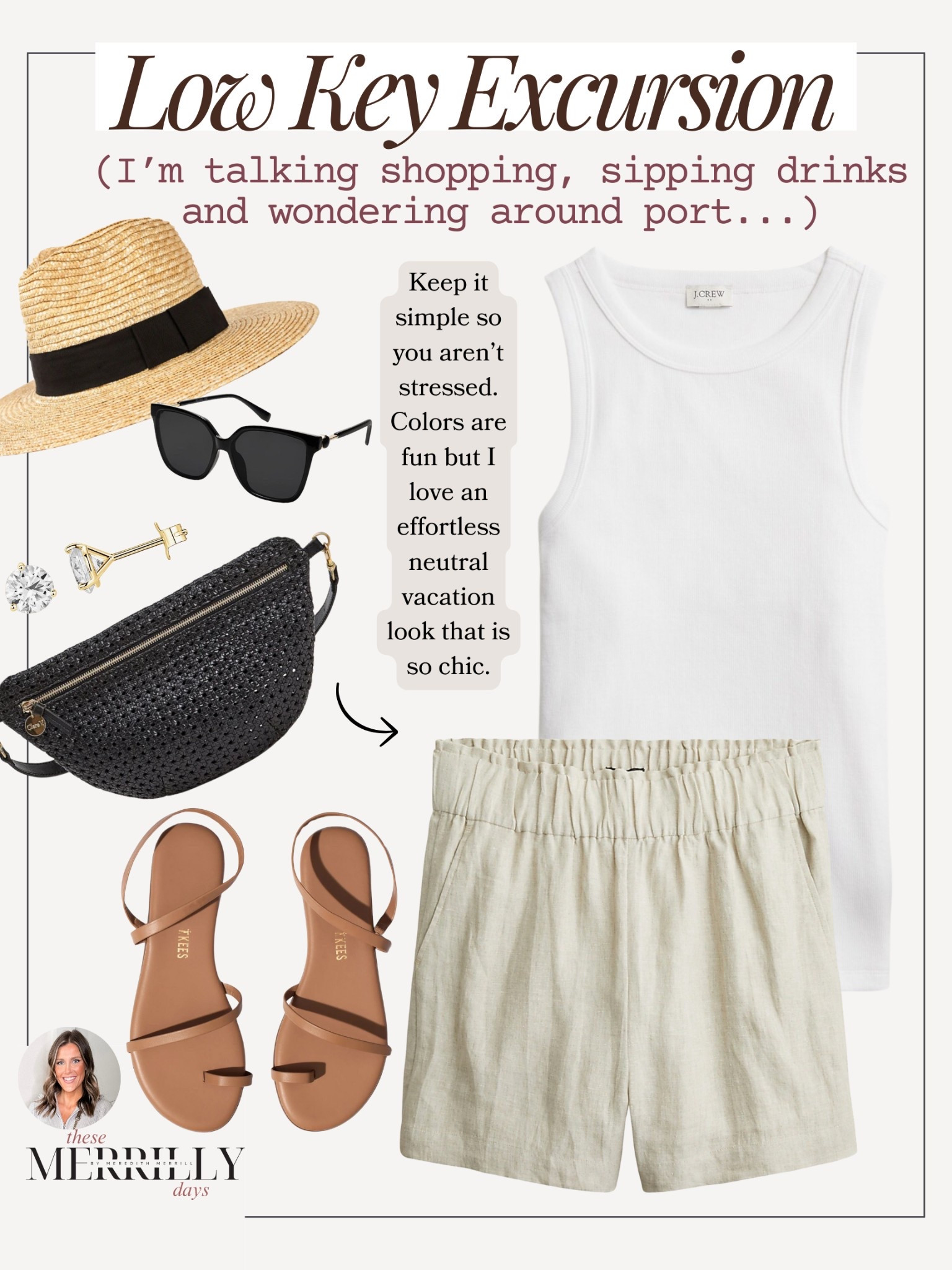 Cruise vacation capsule / what to pack / excursion outfit / casual summer outfit / linen shorts 

#LTKShoeCrush #LTKTravel #LTKStyleTip