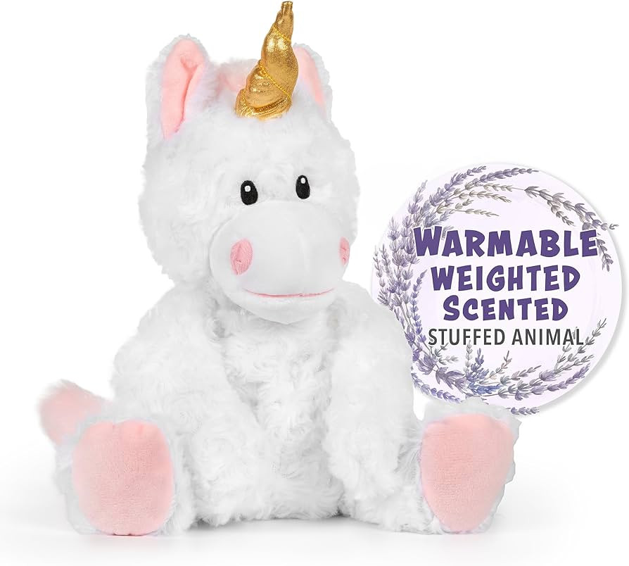 Warm Pals - Magical White Unicorn - 1.5lbs - Cozy Microwavable Lavender Scented Plush Toys - Heat... | Amazon (US)