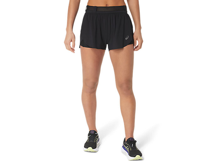 METARUN SPLIT SHORT | Women | Performance Black | Shorts & Pants | ASICS United States | ASICS (US)