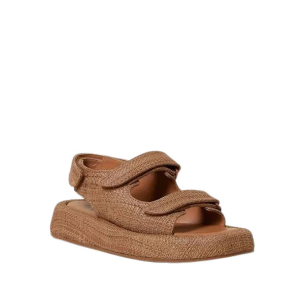 Blaise Platform Sandal, Brown | The Avenue