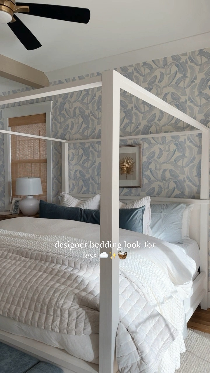 it doesn’t have to be expensive to look designer 🤭 | here is how I achieved the overfilled, fluffy + layered bed with all bedding from @target + @amazon ☁️

-shop my bedding with the link in bio 
save + share for the fluffiest bed 🫶🏼
#beddingsets #beddinginspo #bedroom #canopybed #fluffybed #cozyhome #bedroominspo #target #targetfinds #amazonhome 

#LTKhome #LTKstyletip #LTKSeasonal