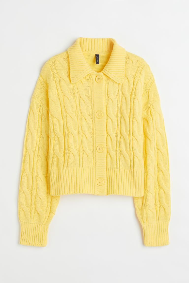 Cable-knit cardigan | H&M (UK, MY, IN, SG, PH, TW, HK)